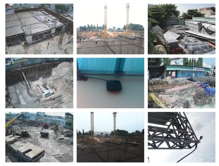 Tổng hợp các góc thi công thực tế tại công trường.