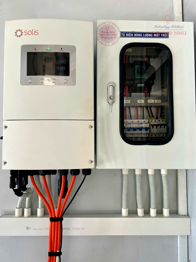 Hệ thống điện mặt trời Solis 12.5kW lưu trữ JAIXI 32kW QNS Solar
