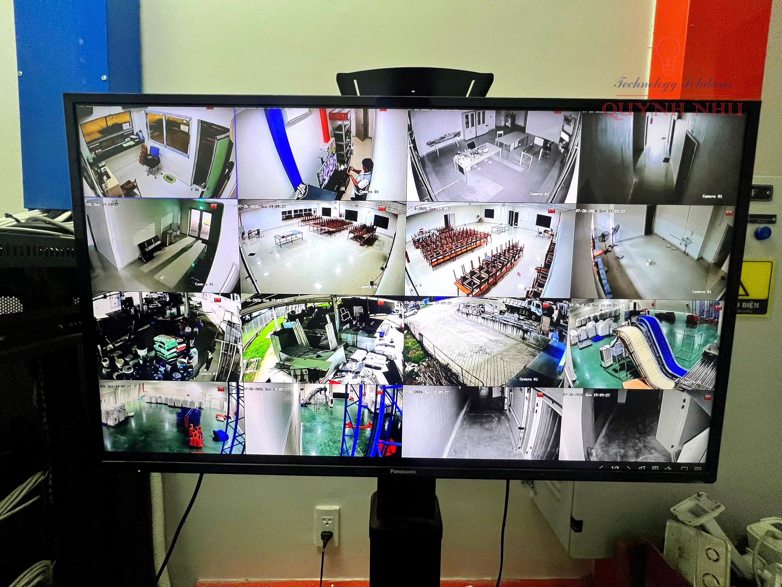 Thi công 32 Camera Hikvision và Âm thanh IP Spon tại KCN Protrade Bình Dương - Quỳnh Như Solutions