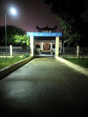 Giải pháp đèn đường năng lượng mặt trời công cộng IP68 nông thôn mới QNS Solar
