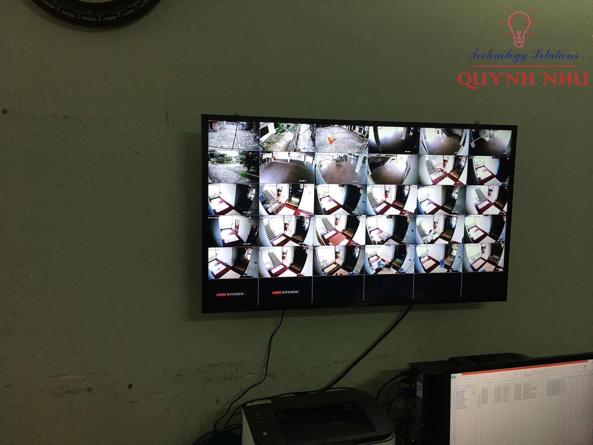 Tổng thể khu vực lắp đặt hệ thống camera an ninh giám sát.
